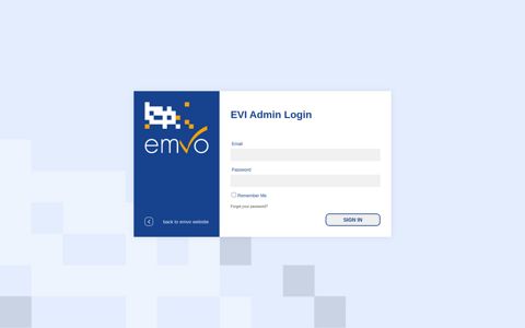 EVI Sign In : EMVO