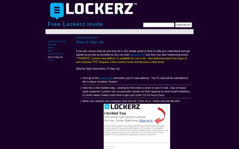 How to Sign Up - Free Lockerz Invite - Google Sites