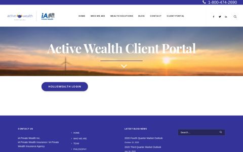 Client Portal | Active Wealth Partners | Edmonton AB