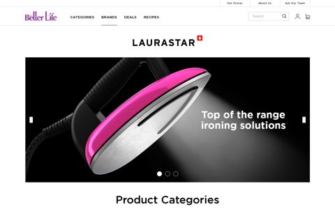 Brand Landing Page Laurastar - Better Life UAE