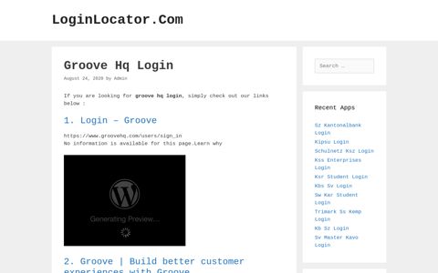 Groove Hq Login - LoginLocator.Com