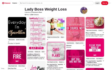 Lady Boss Weight Loss - Pinterest