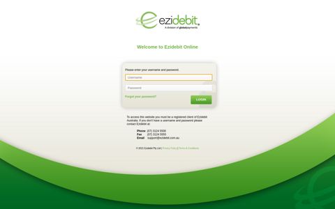 Welcome to Ezidebit Online