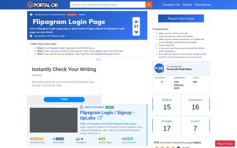 Flipagram Login Page - Portal-DB.live