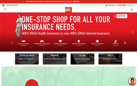 HDFC ERGO | General Insurance Policy Online | Buy Car ...