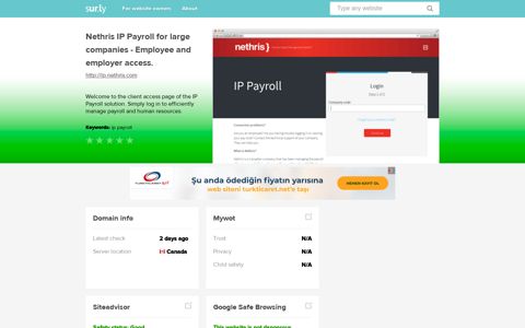 ip.nethris.com - Nethris IP Payroll for large c... - IP Nethris - Sur.ly