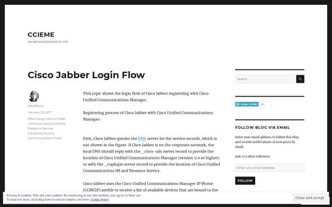Cisco Jabber Login Flow – CCIEME