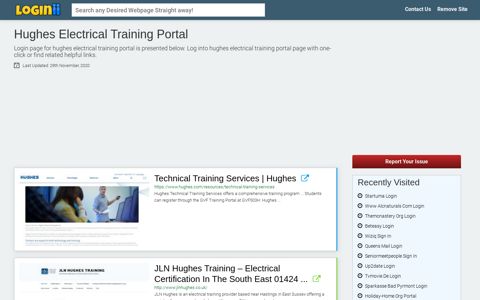 Hughes Electrical Training Portal - Loginii.com