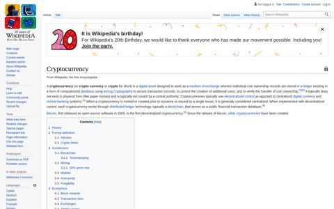 Cryptocurrency - Wikipedia