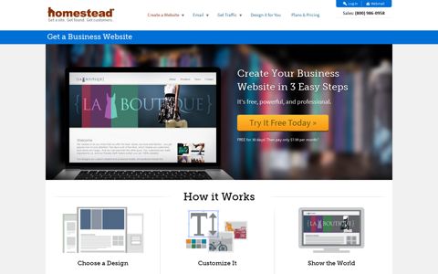 Homestead: Free Website Building Software | Create a Website