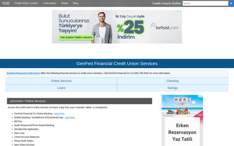 GenFed Financial Credit Union Services: Savings, Checking ...