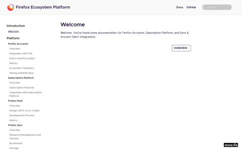 Welcome · Firefox Ecosystem Platform - Mozilla on GitHub