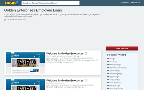 Golden Enterprises Employee Login - Loginii.com