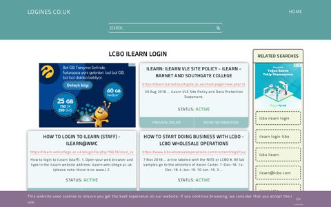 lcbo ilearn login - General Information about Login