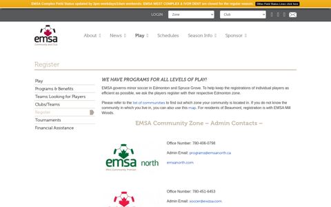 Register - EMSA Main