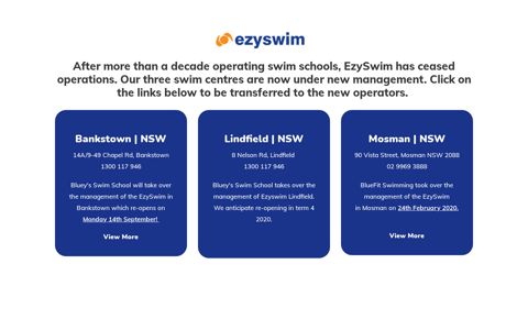 Ezyswim – Welcome to Ezyswim
