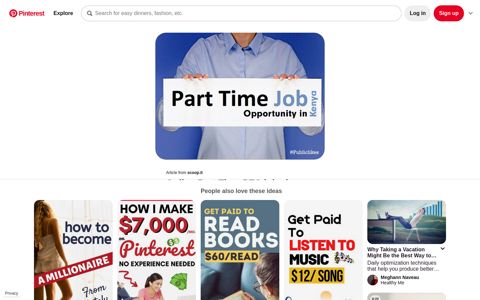 Online Part Time PTC jobs in Kenya - Public Likes ... - Pinterest