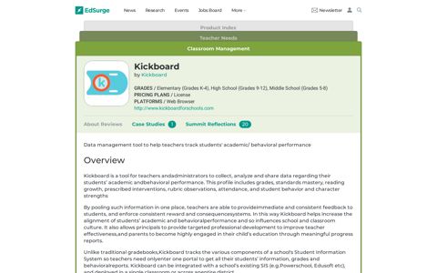 Kickboard | Product Reviews | EdSurge