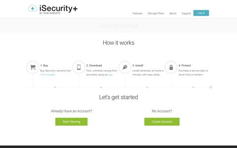 Getting Started | iSecurity+ by Tend Insights