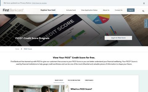 FICO Score | First Bankcard