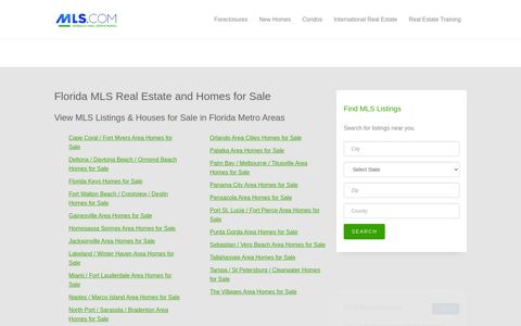 Florida Real Estate Property Listings - MLS.com