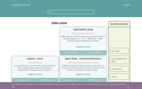 eena login - General Information about Login - Logines.co.uk