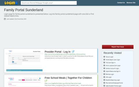 Family Portal Sunderland - Loginii.com