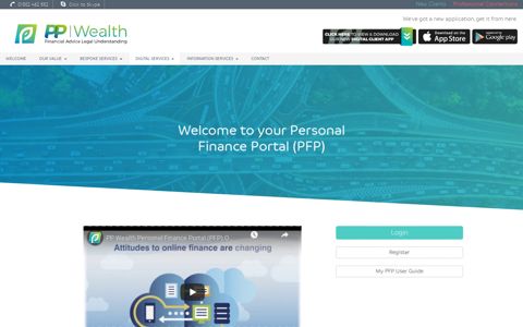 Personal Finance Portal Client Login - PP Wealth