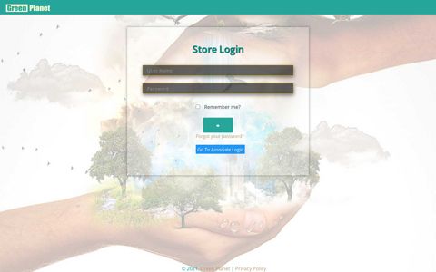 Green Planet: Log in