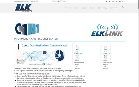 C1M1 and ElkLink Help Center - ELK Products