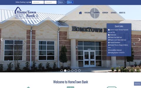 Welcome to HomeTown Bank, N.A.
