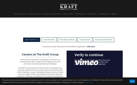 Careers | A Family of Businesses - The Kraft Group