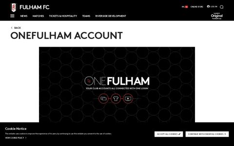 OneFulham Account - Fulham FC