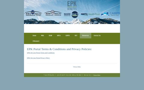 EPK Portal Terms & Conditions and Privacy Policies | EPK ...