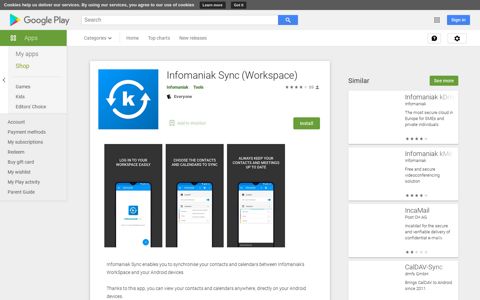 Infomaniak Sync (Workspace) - Apps on Google Play