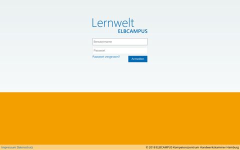 Login − ELBCAMPUS Lernwelt