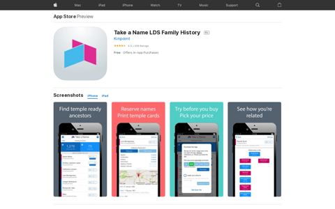 ‎Take a Name LDS Family History on the App Store