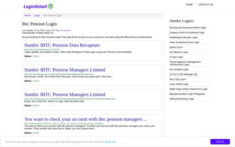 Ibtc Pension Login Stanbic IBTC Pension Data Recapture - https ...