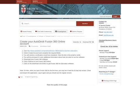 Create your AutoDesk Fusion 360 Online account ...