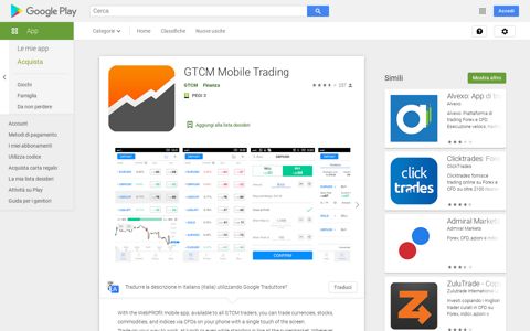 GTCM Mobile Trading - App su Google Play