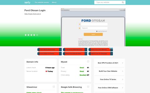 login.ford.com.tr - Ford Otosan Login - Login Ford - Sur.ly