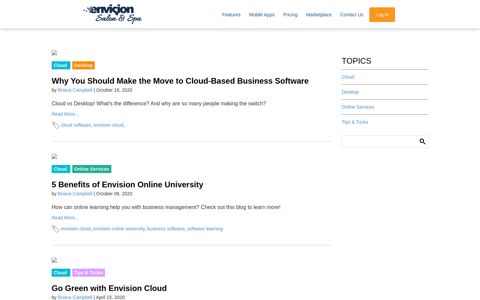 envision cloud - Salon Software | Envision Salon and Spa ...