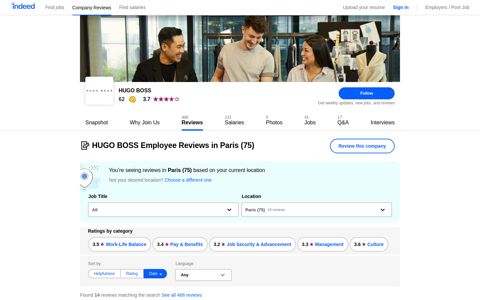 Working at HUGO BOSS: 170 Reviews | Indeed.com