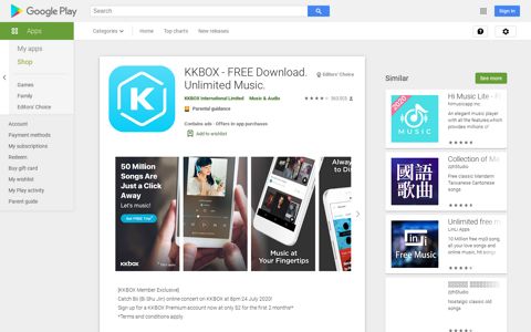 KKBOX - FREE Download. Unlimited Music. – Apps on ...
