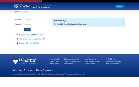 Iri - Wharton Research Data Services - University of ...