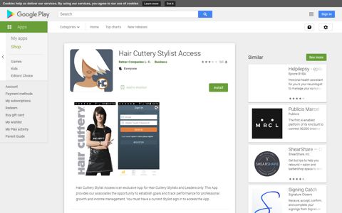 Hair Cuttery Stylist Access - Apps on Google Play