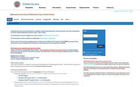 Accela Citizen Access