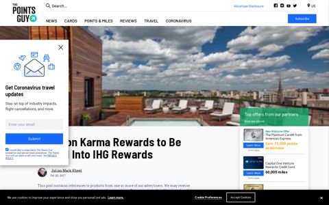 Kimpton Karma Rewards to Be Folded Into IHG Rewards