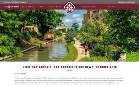Visit San Antonio: San Antonio in the News, October 2019 - Partners ...