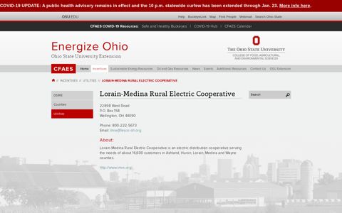 Lorain-Medina Rural Electric Cooperative | Energize Ohio